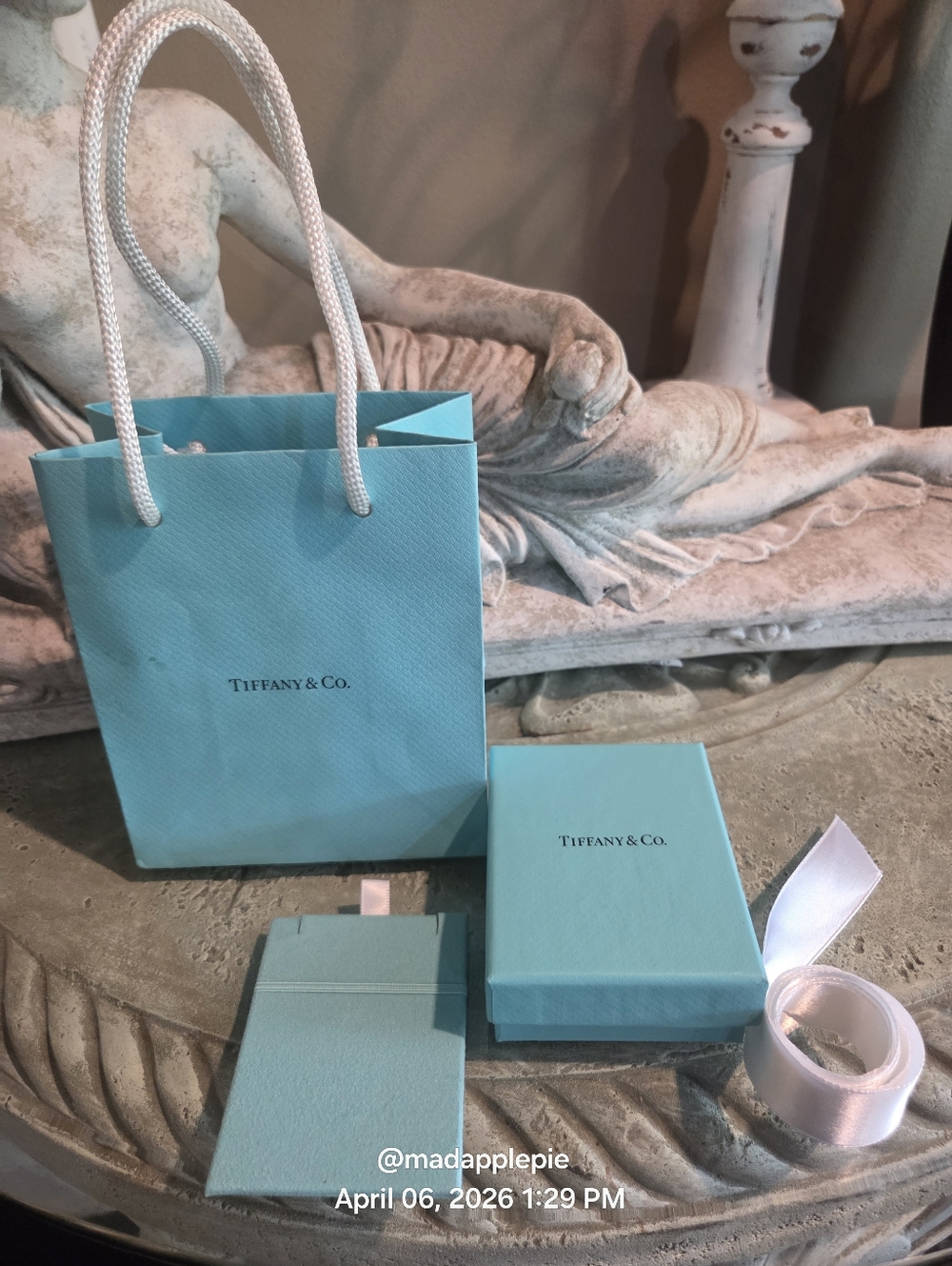 Tiffany & Co. Jewelry Gift Box Neclace Presentation Set. #6